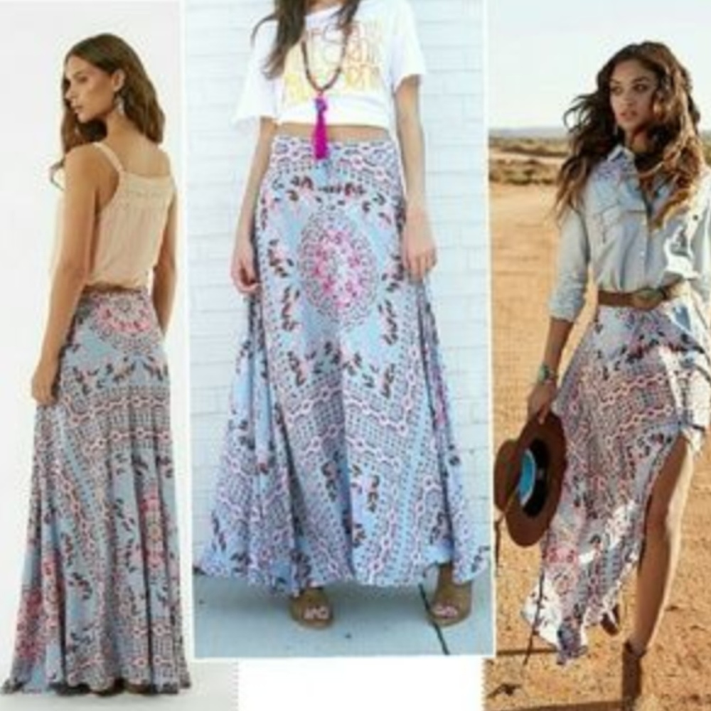 Spell & Gypsy Collective Pandora skirt in Aquarium